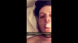 When the vape hits too hard