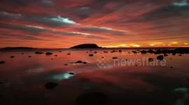 Aussie weather watcher nearly wells up at 'truly beautiful' sunrise