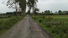 Extremely Bad Indian Road For Bike Raiding