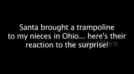 surprise on Christmas morning