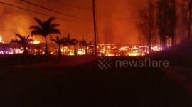 Lava Lake Floods Leilani Homes