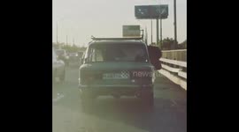 Only in Russia? Lada driver rides with pony in back seat