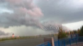 EPIC Storm Front with Rolling Thunder and Torrential Rain