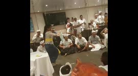 Balinese People Show Balinese Dance For Holyday