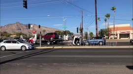 Three car Crash
