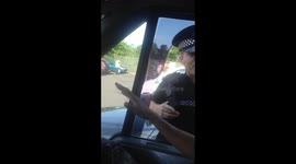 Police intimidation after filming them using mobile whilst