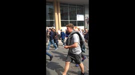 Free Tommy Robinson Protest Leeds