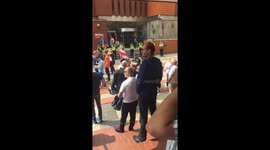 Tommy Robinson EDL Protest Leeds Crown Court