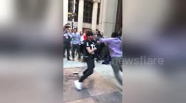 Newsflare Edit - Fight at Cubs parade
