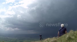 Watching A Stunning Thunderstorm From N. Ireland