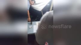 Newsflare Edit - Locals amazed when they see hail stones for the first time