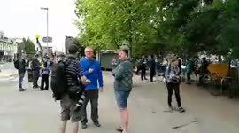 Manchester March For Tommy Robinson