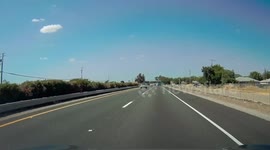 Airplane Buzzes Highway