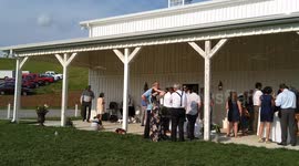 Beautiful barn wedding