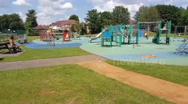 Hot Weather 27°c Spikes Bridge Park Southall UK