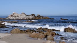 Ocean Waves Crashing - California