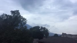 Aftermath of volcán de fuego eruption