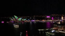 Opera house time lapse- vivid Sudney