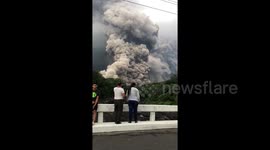 Ash and smoke from Guatemala eruption fill sky