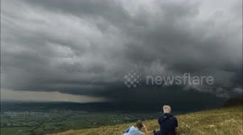 Time Lapse Of Mean Slow Moving Thunderstorm Over N. Ireland - 3000 Images