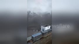 Massive fire at shopping mall in Russia World Cup host city