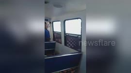 Passing boat rescues two baby sea turtles trapped in lobster pot