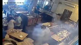 Mobile phone explodes in man’s pocket during restaurant lunch rush
