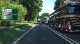 Traveller caravans cause massive tailback during Appleby Horse Festival