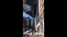 Mandarin oriental on fire Knightsbridge London
