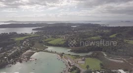 Waiheke Island drone views