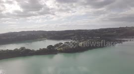Waiheke island drone views