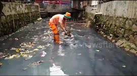 Cleaning up contaminated canal