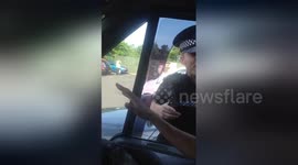 Newsflare Edit - Police intimidation after filming them using mobile whilst