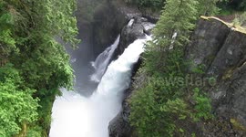 Elk Falls Vancouver Island British Colombia