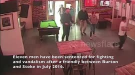 Shocking pub brawl caught on CCTV