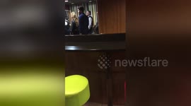 Newsflare Edit - Fight in mcdonalds London