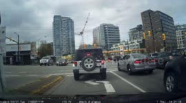 Police Pull Over Light Runner