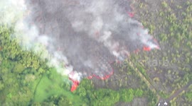 Stunning aerial footage shows devastation from Hawaii volcano