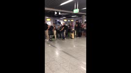 Travel chaos at Frankfurt Airport