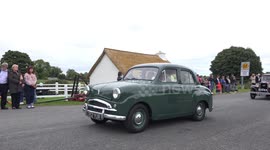 Vintage car rally at Ballinamuck, Ireland, August 2016.