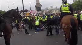 Tommy Robinson Protest in London
