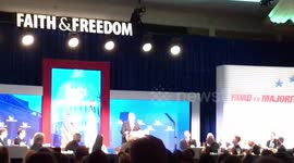 Vice President Pence mentions Nancy Pelosi, Joseph A. Bank, & tax cuts