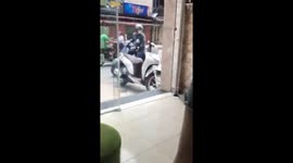 The perverse man was attacked by water