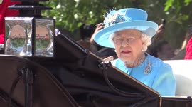 The Queen attends Trooping the Colour parade 2018
