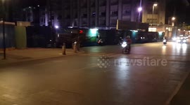 lamborghini caught moving on the walking street