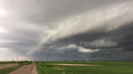 Strong Storms Hit Southern Prairies