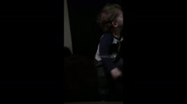 Sleepy 2yr old says WTH!