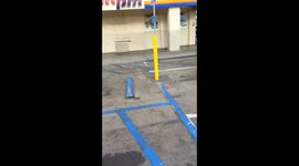 Lady gets stabbed, saved by boyfriend KO
