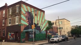 Philadelphia Bernie Sanders Mural Vandalized
