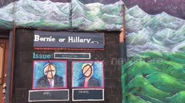 Philadelphia Bernie Sanders Mural Vandalized